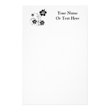 Flower Tattoo Stationery Design