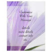 Flower Time - Spring Crocus! Flyer Design