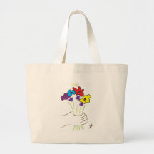 flower tote bags