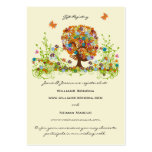 Flower Tree Wishing Well, Website & Gift Registry Business Card Templates