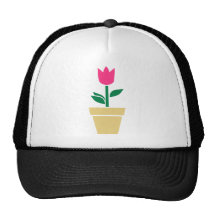 Flower tulip hats