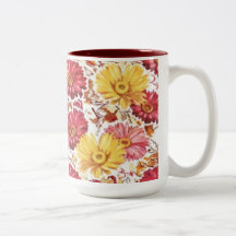 Flower Two Tone Mug