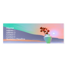 Flower Vase - Skinny Business Card