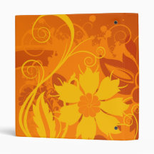 Flower Vector Vinyl Binders