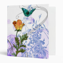 Flower Vinyl Binder
