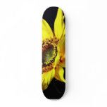 Flower Yellow Macro Photo skateboards