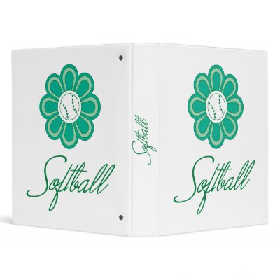 Flowerboom Softball Binder by truetomboy
