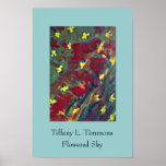 Flowered Sky Poster