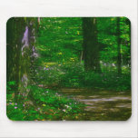 Flowered Trail Painting Mouse Pad