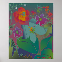 FlowerGadients Posters