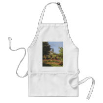 Flowering Garden at Sainte-Adresse by Claude Monet Aprons