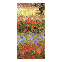 Flowering Garden,  Vincent van Gogh. Personalized Photo Card