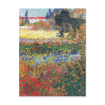 FLowering Garden, Vincent Van Gogh Postcards
