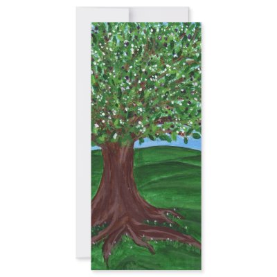 Flowering Tree Bookmark by inspiredmama