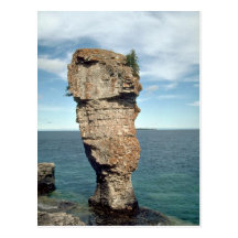 Flowerpot Island, Georgian Bay, Ontario, Canada ro Postcard