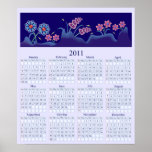 Flowers 2011 Wall Calendar Poster