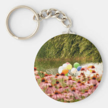 Flowers and Balloons Keychains