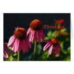 Flowers and Bee Thinking of You notecard
