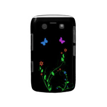 Flowers and Butterflies BlackBerry Bold Case