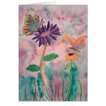 Flowers and Butterflies cards