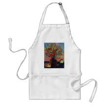 Flowers And Cats By Gauguin Paul (Best Quality) Aprons