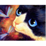 Flowers And Cats Painting Art - Multi Photo Cutout