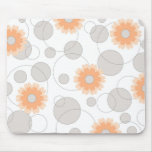 Flowers and circles - Mousepad
