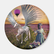 FLOWERS AND FANTASIES 3 FRIDGE MAGNETS