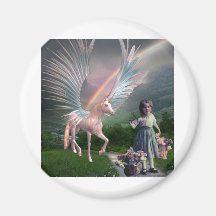 FLOWERS AND FANTASIES MAGNET