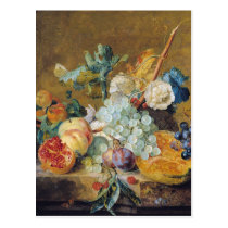 Flowers and Fruit postcards