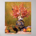 Flowers and Fruit Still Life by Renoir Print