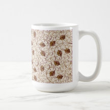 Flowers and Leaves 2 Coffee Mugs