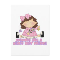 Flowers are a Girls Best Friend Post Card