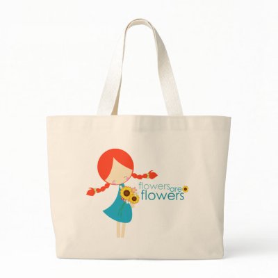 flowers are flowers tote bag by claclina