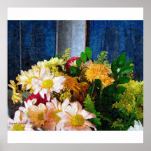Flower's arrangement print