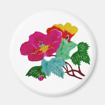 Flowers Asia Magnet
