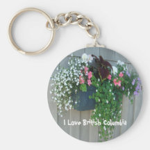 Flowers at the Boathouse II Key Chains
