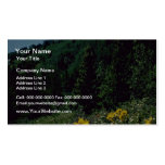 Flowers At Two Medicine Lake - Glacier National Pa Business Card Template