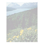 Flowers At Two Medicine Lake - Glacier National Pa Letterhead