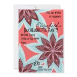 Flowers Bachelorette Party Invitation