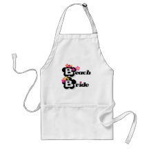 Flowers Beach Bride T-shirts and Gifts Aprons