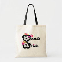 Flowers Beach Bride T-shirts and Gifts Canvas Bags