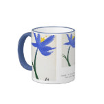 Flowers Blue Coffee Mugs