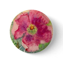 Flowers Pinback Buttons
