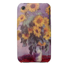 Flowers by Claude Monet iPhone 3G/3GS Case Case-Mate iPhone 3 Case