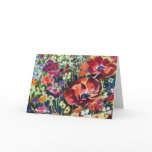 Flowers Can Dance  Original Watercolor Greeting . Greeting Card