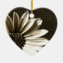 flowers christmas tree ornament