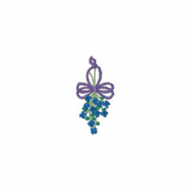 Flowers Embroidered Polo Shirt