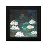 Flowers floating in the water trinket boxes