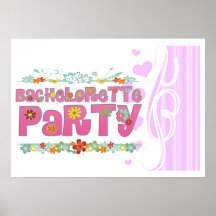 flowers floral hippie bachelorette party bridal print